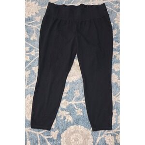 Livi‎ Pants Black Athletic Casual Yoga Stretch Waist Activewear Women's 22-24